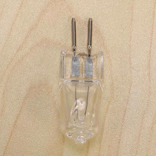 WYLIELAMSH 5pcs Halogen Lamp Beads G5.3 220V 35W 50W Halogen Bulbs 75W/100W/150W/200W Crystal Light Machine Work Lamp Yellow Light Color Clear Bulbs 75W -  WYLIELAMSH-UQRMU7-1