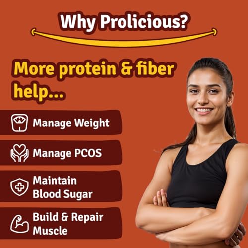 Image of Prolicious 2X Protein Millet Dosa & Uttapam Mix| High Protein & High Fiber Breakfast | Plant based Protein | Just add water | 800 grams (400grams each, Pack of 2)