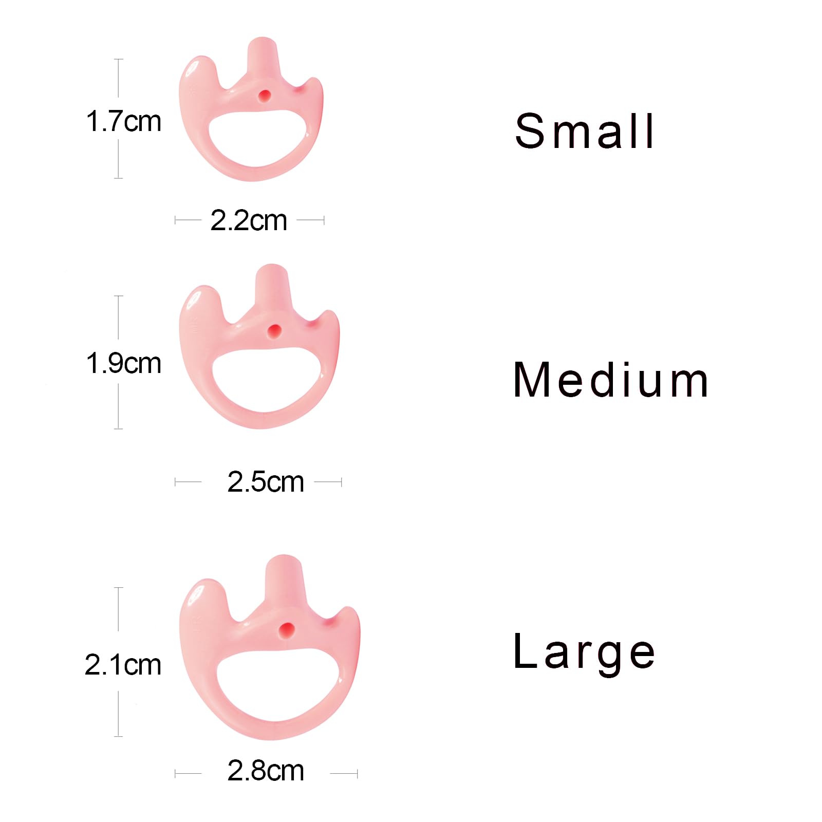 UAYESOK Replacement Earmold Soft Silicone Ear Buds Eartips for Motorola Kenwood Two Way Radio Air Acoustic Coil Tube Walkie Talkie Covert Earpiece Headset (SML*2 - Image 3