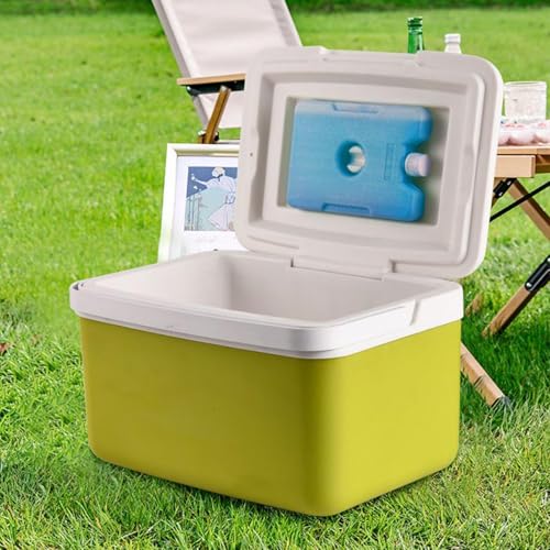 Bolsa nevera para camping, recipiente térmico a prueba de fugas, caja de almacenamiento portátil con mango ergonómico, diseño aislante, bebidas, aperitivos, barbacoa, picnic, viajes, al aire libre - imagen 2