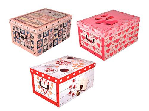 Miss Space - Caja Porta Ropa Love 51 x 37 x 24 cm, Surtido Cover