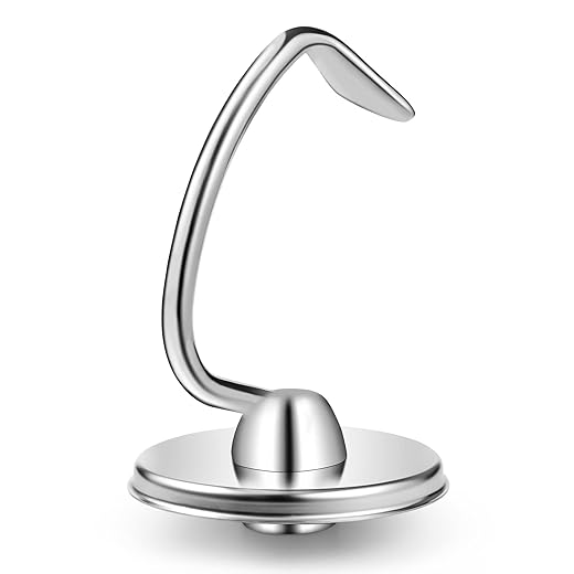 Stainless Steel K45DH Dough Hook Attachment for KitchenAid 4.5-5Q Ttilt-Head Mixer Parts Accessories