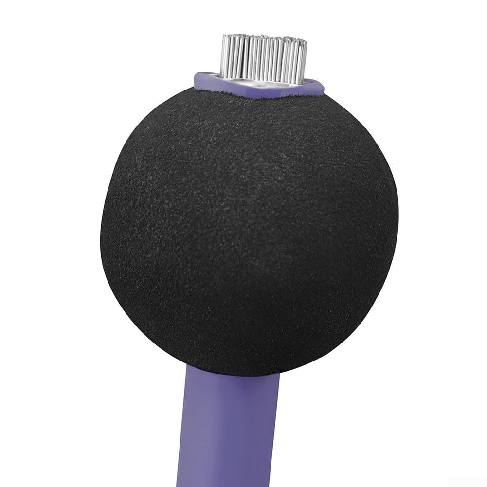 Spazzole per batteria in filo di acciaio, ideali per esibizioni musicali soft AN 22, AN 23, AN 24 (AN23Purple)