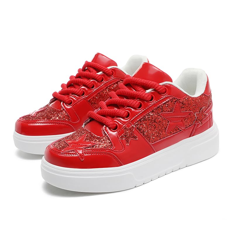Image of IGxx Women Platform Glitter Sparkly Dressy Sequin Disco Sneakers