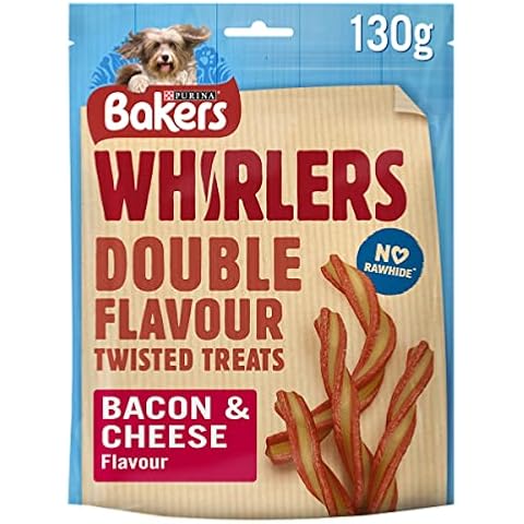 Bakers Whirlers Bacon and Cheese Dog Treats Cover