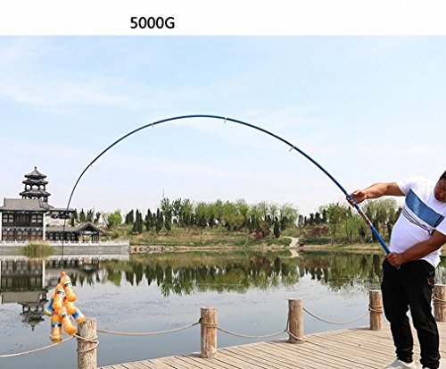Canne à pêche de mer super-dure en carbone de 2.4 mètres pour le lancer - 3
