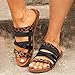 Fudule Clogs for Women Comfortable Slip on Leather Mule with Arch Support Womens Casual Wedge Sandals Shoes c-t-0405-x3