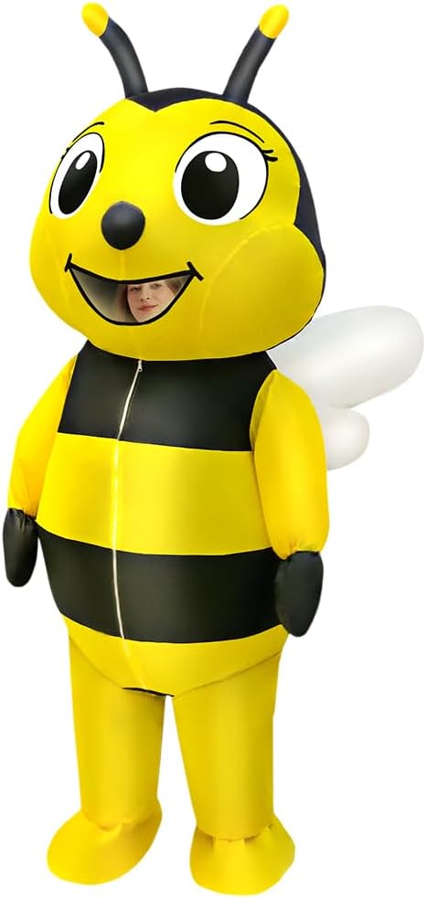 EXIGENT Bumble Bee Inflatable Costume Men Women Full Body Blow Up Costumes Adult Child Halloween Cosplay Outfit - Image 3