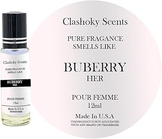 Clashoky Fragrance Perfume Oils Buberry For Her Perfume Roll On Body Oil for Women (12ml) (Pack of 1)