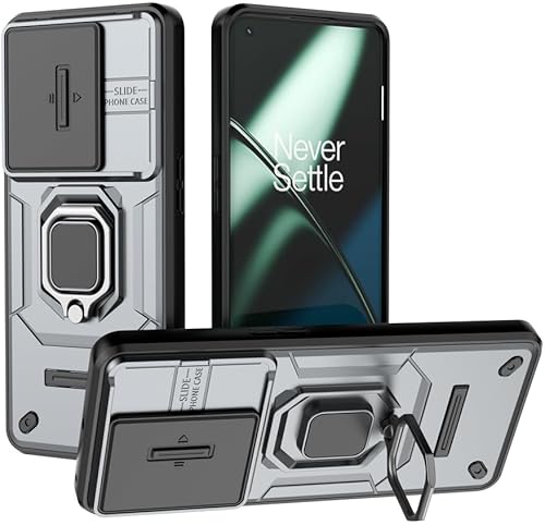 Vista 225 de Compatible con carcasa de soporte Honor 90 5G, con cubierta deslizante para lente de cámara compatible con funda Honor 90 5G REA-AN00 REA-NX9