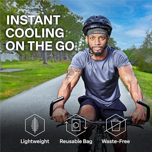 Image of COLD FACTOR Instant Cooling Skull Cap & Helmet Liner 2 Pack|UPF 50+ Protection, Chemical-Free Evaporative Cooling Technology