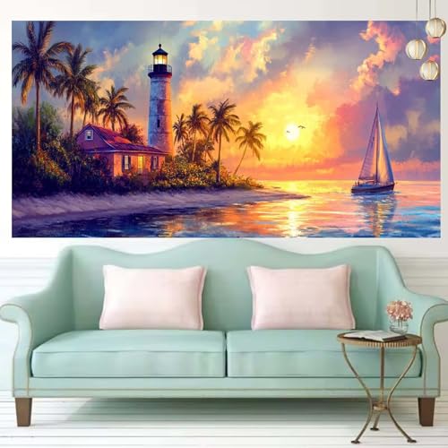 Cadeaux T71 Diamond Painting Adulte Grand Format Bateau