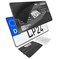 Kennzeichenhalter 240x130 Klett Nummernschildhalterung Traktor 240 x 130 Rahmenlos Klett-Kennzeichenhalterung Kennzeichenverstärker Anhänger-kennzeichenhalter Kennzeichen Halter