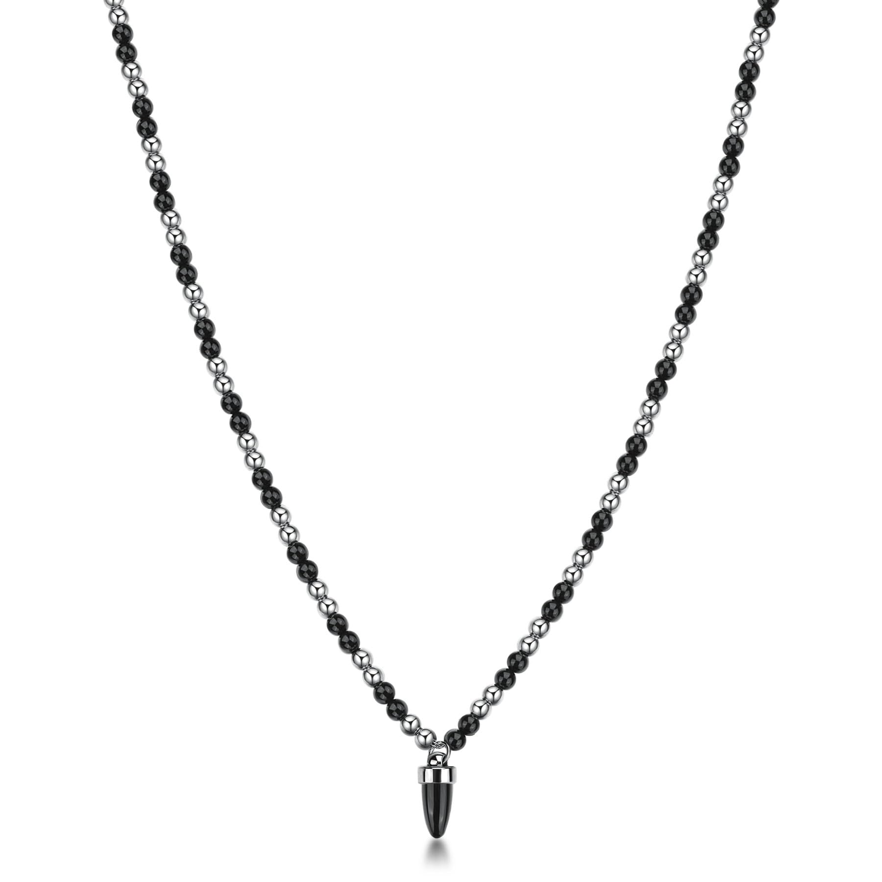 Brosway Collana Uomo in Acciaio e Pietre Naturali con Simbolo Cornetto | Collezione Riptide - BTD001