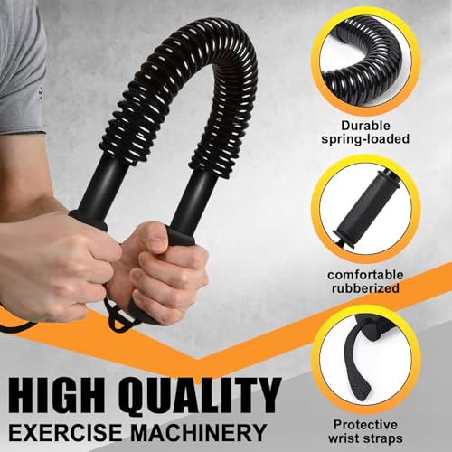 Image of WELLESA Power Twister Bar 20KG Resistance | Carbon Steel Chest Expander