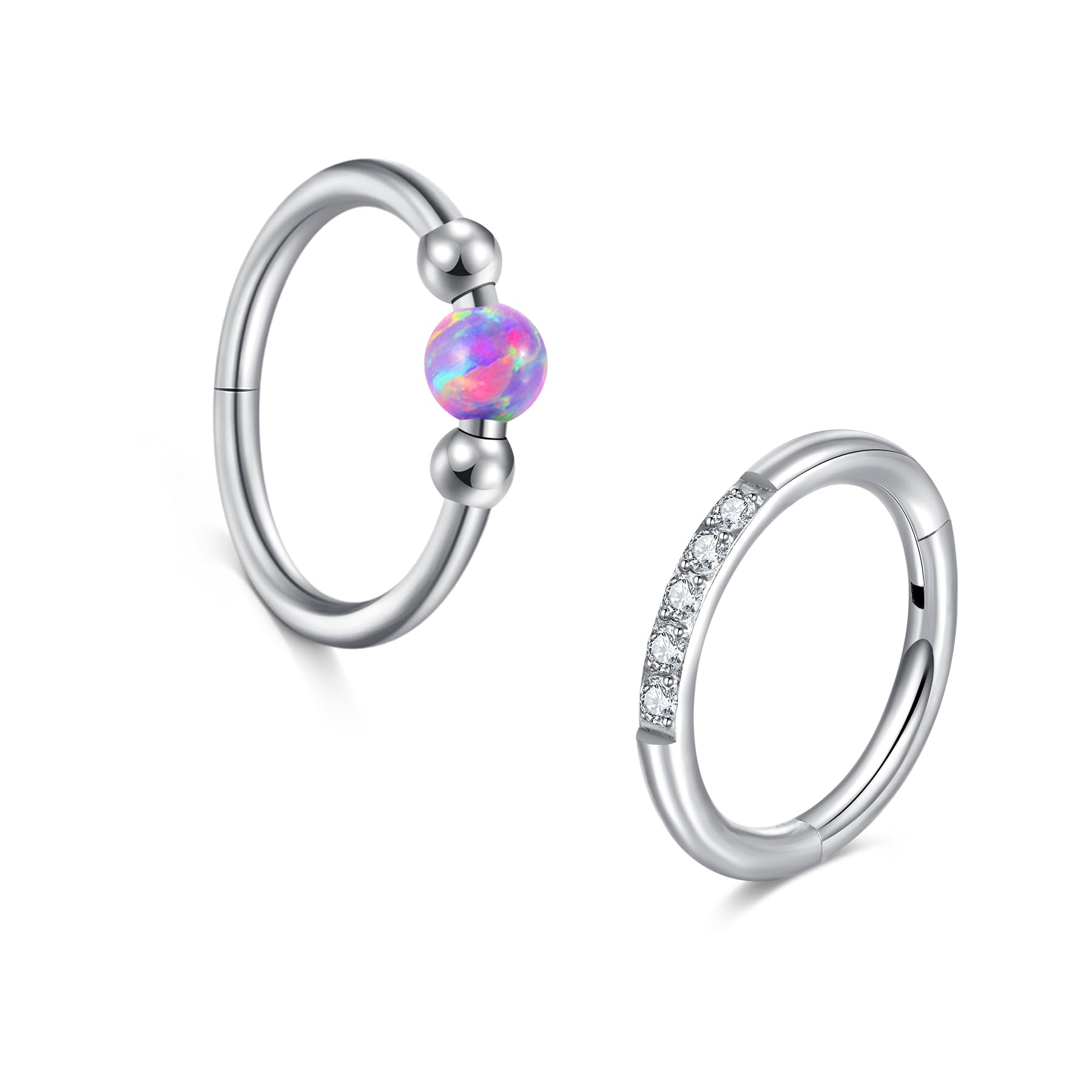 Briana Williams 2 stuks septum chirurgisch staal neuspiercing neusringen 8 mm oorbellen lippenringen helix piercing 1,2 mm, 8 mm, chirurgisch staal Briana Williams 2 stuks septum chirurgisch staal neuspiercing neusringen 8 mm oorbellen lippenringen helix piercing 1,2 mm, 8 mm, chirurgisch staal