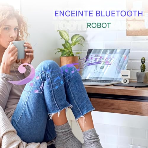 Enceinte Design Robot pour Fêtes : le cadeau idéal son stéréo voyage - 2
