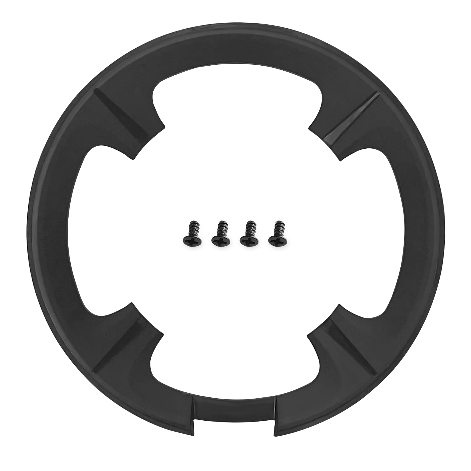 Bike Chain Guard Protector 44 T Bicycle Sprocket Cover ABS Plastic Gear Chain Wheel Cranksets Protector Cover with 4 Screws