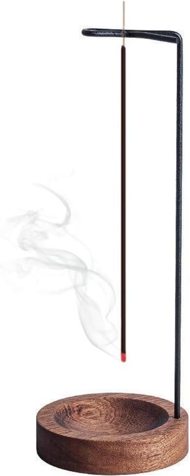 Wooden Incense Holders Upside Down Incense Holder for Sticks Ash Catcher Catching Room Censer Holder Tea Room Home Decoration for Yoga Meditation