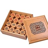 Xiangqi Brettspiele Chinesisches Schach Strategiespiele aus Bambus (6cm)(4.5cm/1.8")