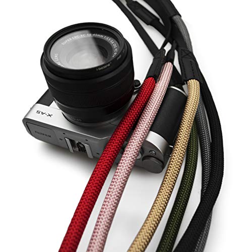 kinokoo Kameragurt Strapazierfähiger Schultergurt ohne Spiegel und DSLR-Kamera,Vintage Neck Strap Nylon Regenbogen Gurt – Bild 8
