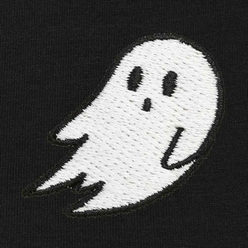DALIX Embroidered Ghost Hoodie Soft Fleece Hood Sweatshirt Mens2
