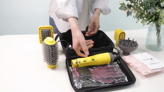 Wechip ヘアドライヤーセット WeChip 2 in 1 Hot Air Brush - Detachable Hair Dryer & Ceramic