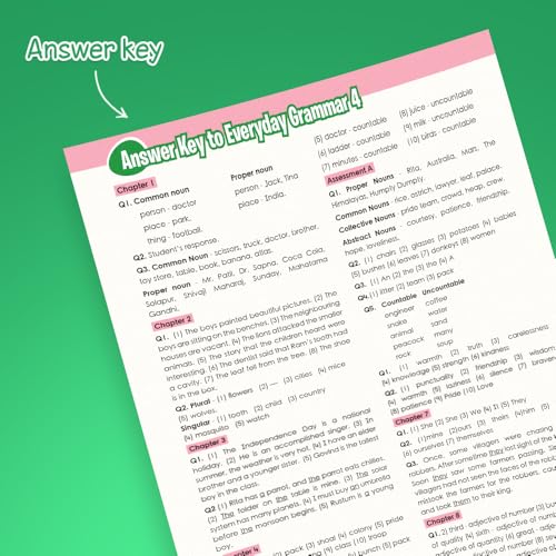 Image of Woodsnipe English Grammar and Writing Skills Book for Class 4, Age 9 to 10 Years| Practical Lessons, Multiple Type Questions to help Reading, Writing, Mastering Language Skills| Includes Answer Keys
