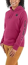 Carhartt Women's Relaxed Fit Midweight Logo Sleeve Graphic Sweatshirt