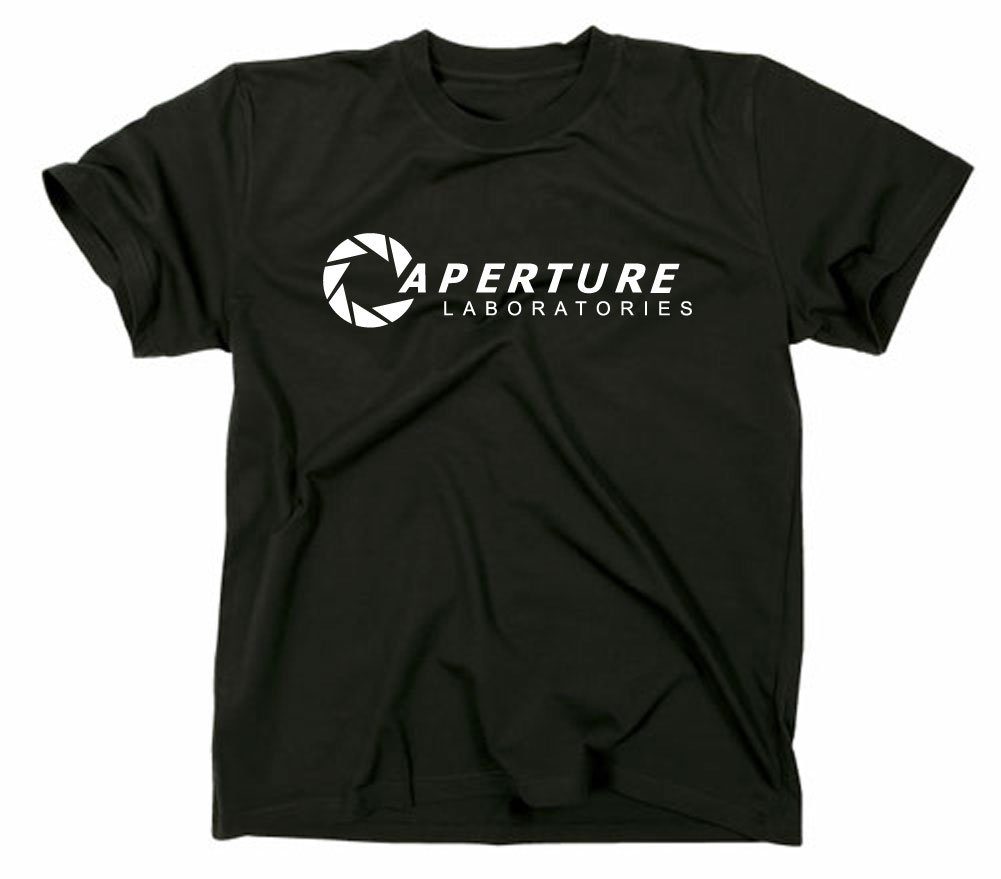 Styletex23 Men's Black Aperture Laboratories T-Shirt, M,