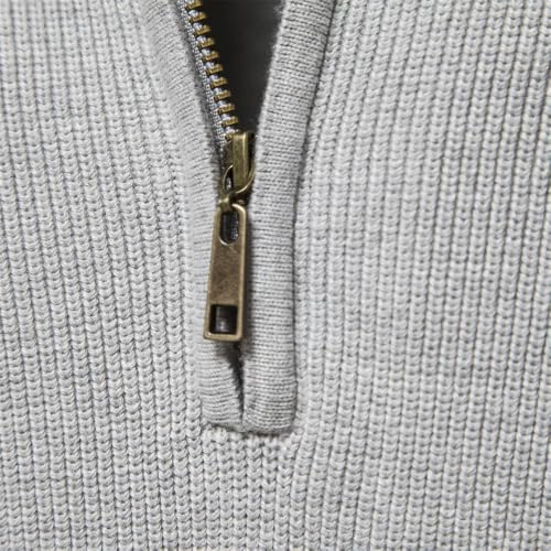 Suéter de punto cálido de invierno contra el frío de forma casual 5