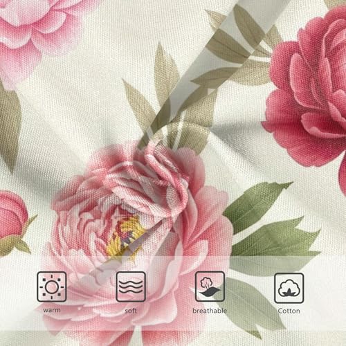 Aesthetic Girls Underwear Toddler 2t Cotton Cute Panties Girl Watercolor Pink Floral Red Flowers Briefs Undies Kids3