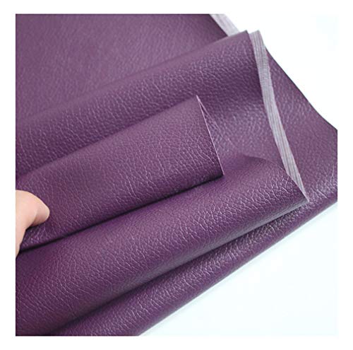 Tissu d'ameublement à grain violet imperméable et souple pour couture - 2