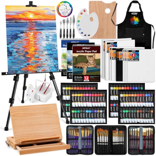 187Pcs Professional All-in-One Art Painting Kit...