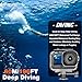 BO&DQQ Underwater Waterproof Case Compatible with DJI Osmo Action 6 Camera, 196FT/60M Dive Diving Housing Cover Shell with Anti-Fog Inserts Accessories