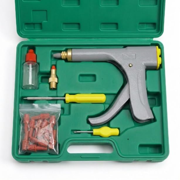 HOOBO Heavy Duty Gun Tubeless Tyre Repair Kit, All-in-One Emergency Puncture Repair, No Tyre Removal, for Car, Motorcycle and Bike, with Storage Case | All-in-one portable emergency flat tire plugging toolset for cars, motorbikes, and adventure road trips.-picture-13