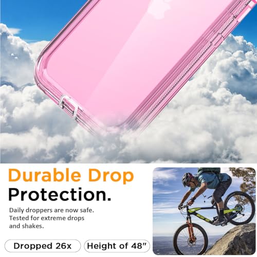 AICase for iPhone 16e/13/iphone 14 Case Clear 3 in 1 Heavy Duty Drop Protection Full Body Rugged Shockproof/Dust Proof 3-Layer Military Protective Tough Durable Cover for iPhone 16e/13/14 6.1"_2 - image 6
