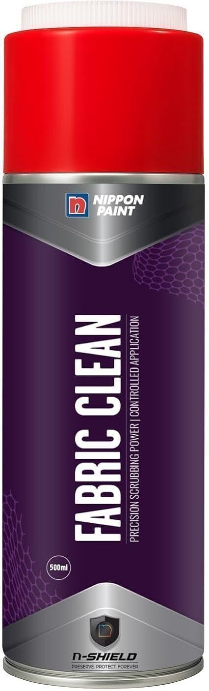 Nippon Paint n-Shield Fabric Cleaner Spray | Deep Cleaning Upholstery, Carpet & Car Seat Fabric Clean for Vehicle Interior Cleaner (300 ml)