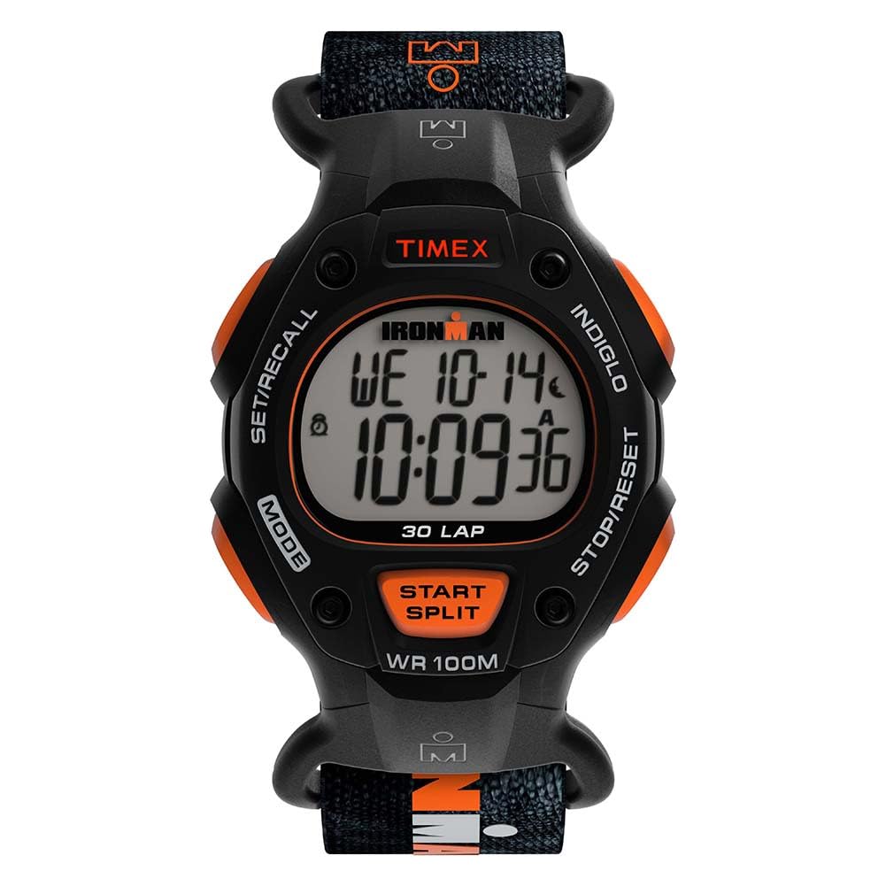Timex Men's Digital Quartz Watch with a Fabric Strap Ironman Modern Vintage