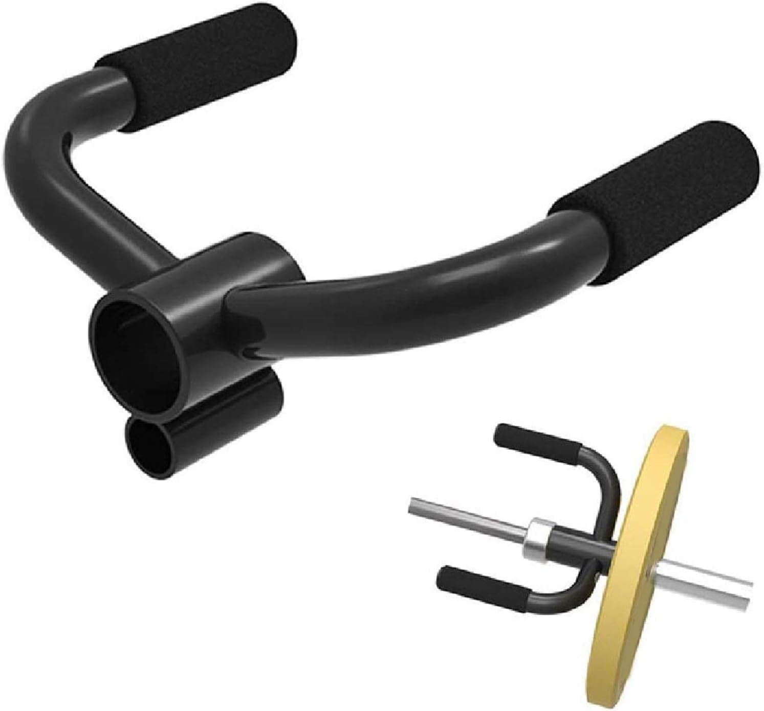 UTC T Bar Row Landmine Attachment Bar (Triceps Lats Biceps Squats Hamstrings, Black)-image-11