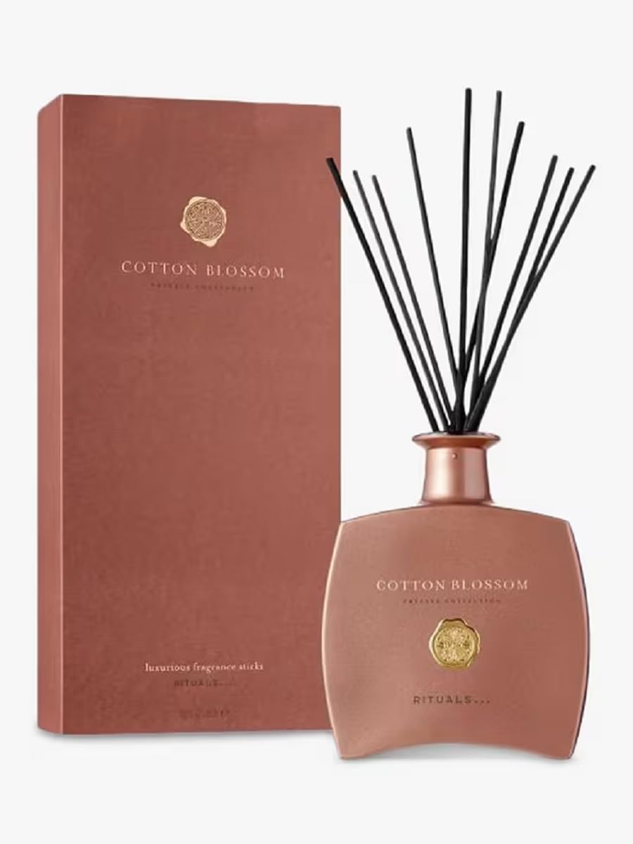 Rituals Private Collection Cotton Blossom Reed Diffuser, 100 ml, Fragrance Sticks