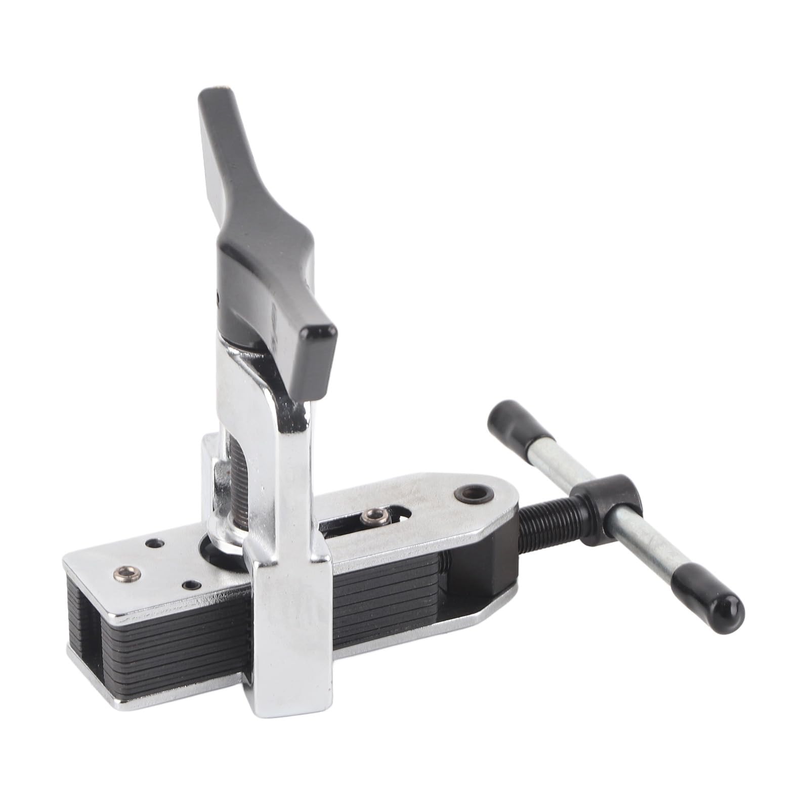 Kit profesional de herramientas para abocardar tubos de acero aleado, expansor y escariador de tubos de alta eficiencia para aires acondicionados y refrigeradores, color plata, juego de 2 piezas