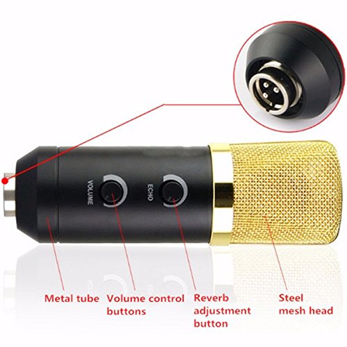 ELEGIANT Professionale Microfono a Condensatore da...