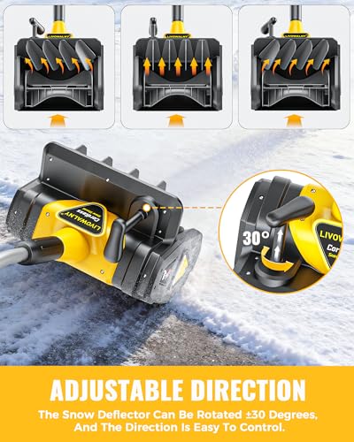 Electric Snow Thrower Cordless Battery