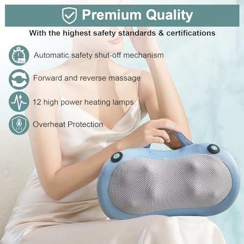 Deep Tissue Neck Massager for Pain Relief - Valentine's Day Gift for Her