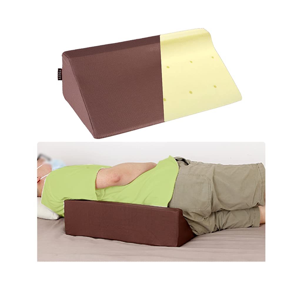 Pillow Wedge for Sleeping Foam Wedge Pillows Adults Slanted Side Sleeping  After Surgery Positioning Triangle Body Back Support Bed Sore Prevention