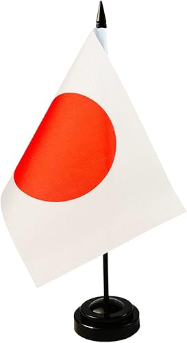Bandera de escritorio de Japón, bandera de Japón, bandera de Japón, juego de bandera diplomática japonesa, bandera de oficina, decoración de mesa, 8
