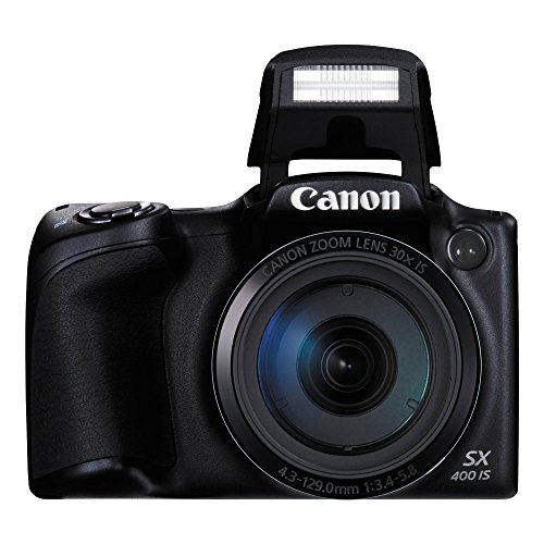 Image of Canon Powershot SX400 is 16.0 MP Digital Camera with 30x Optical Zoom and 720p HD Video (Black)