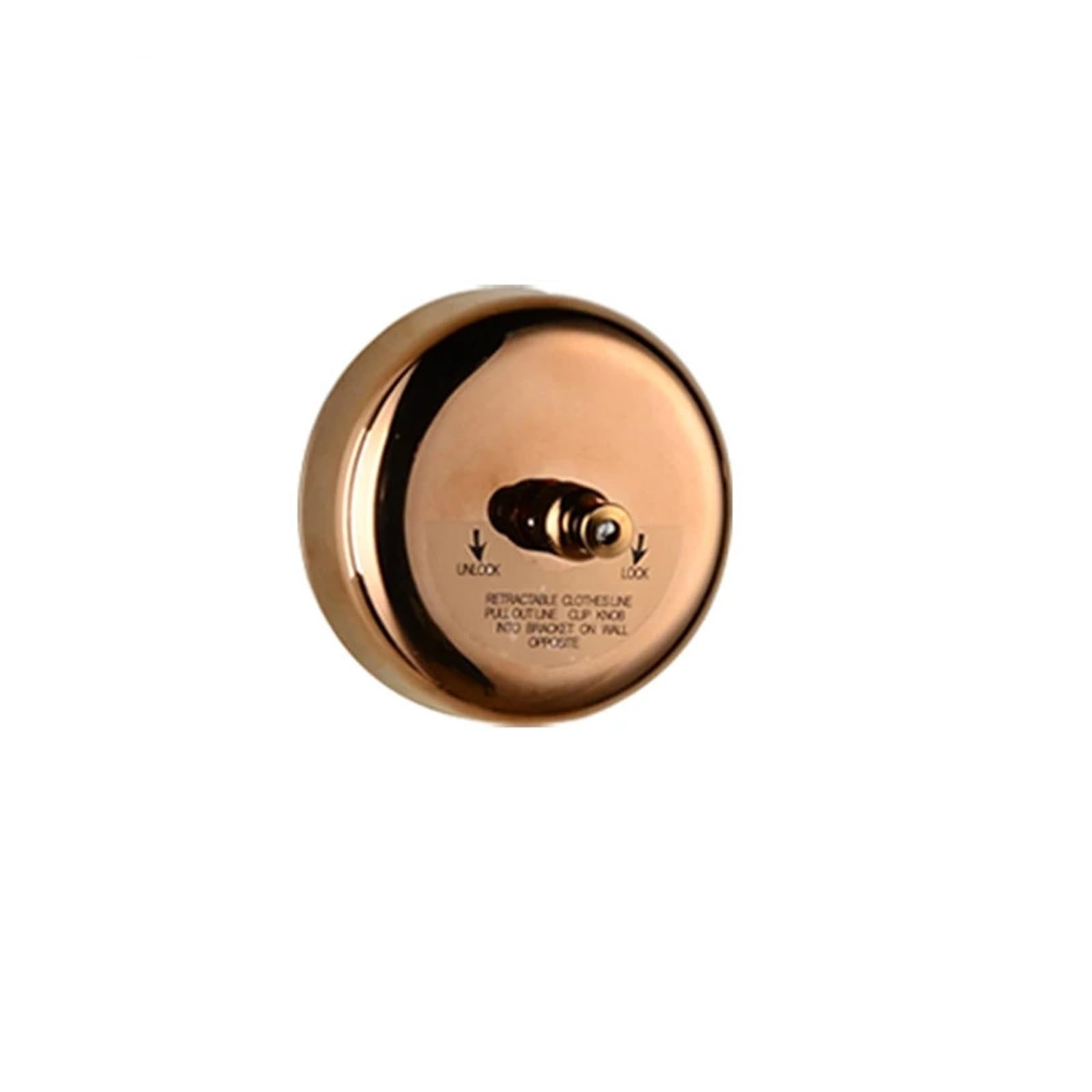 Retractable Clothesline Dryer Laundry Hanger Clothes Drying Rack Rope(Rose Gold)