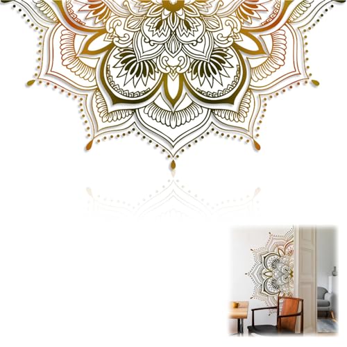 Pegatinas de pared con diseño de mandala, para dormitorio, salón, baño, sofá, ventana